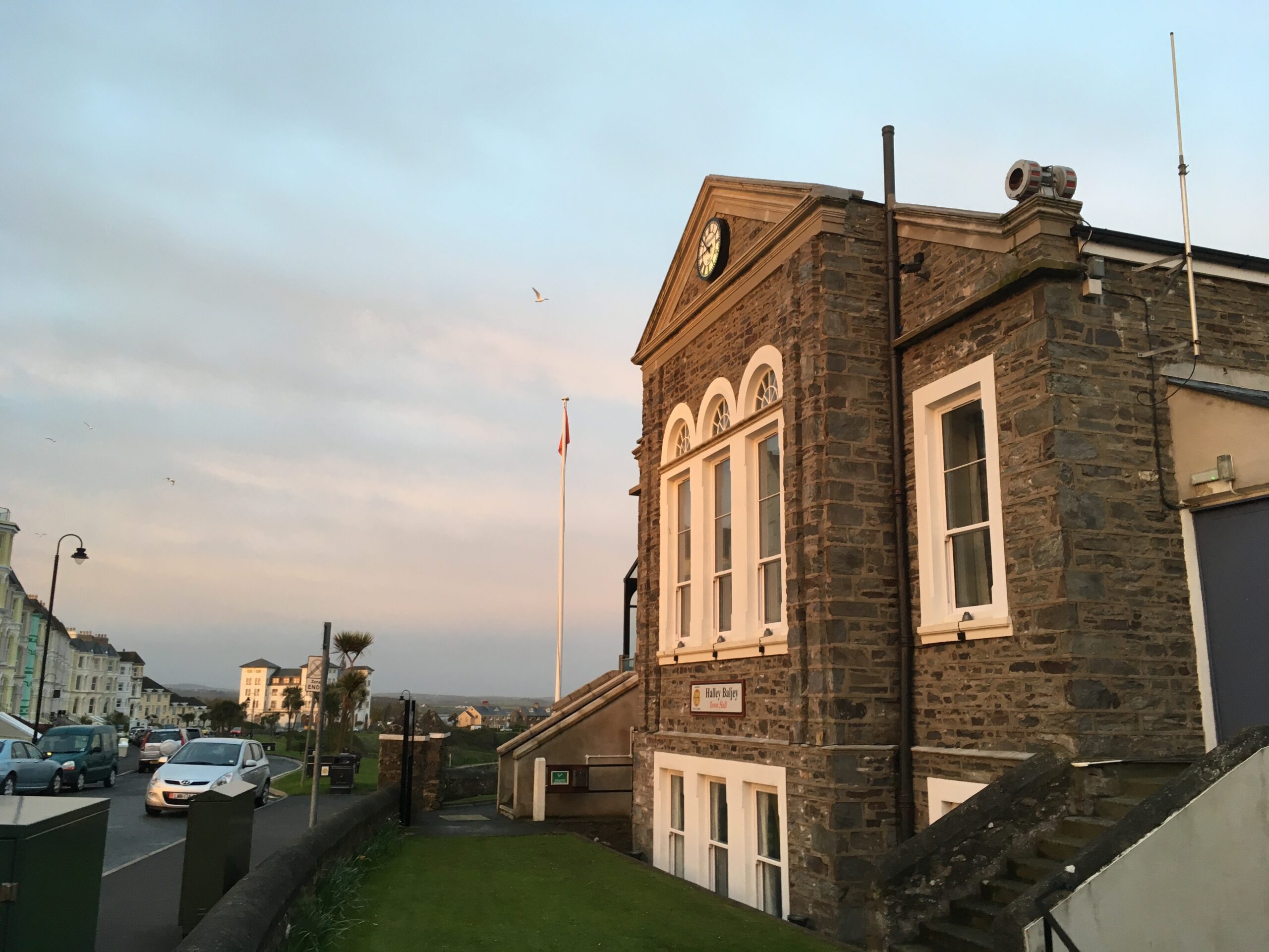 Outside view of Port St Mary Town Hall