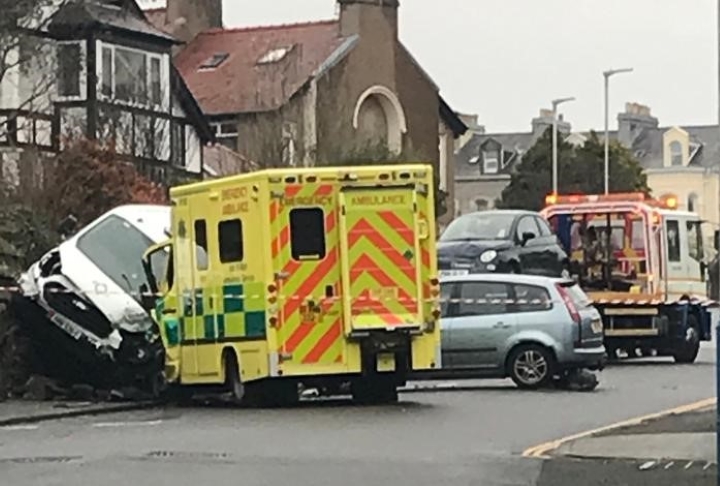 Ambulance Rtc Ambulance involved in multiple vehicle RTC - Manx.News