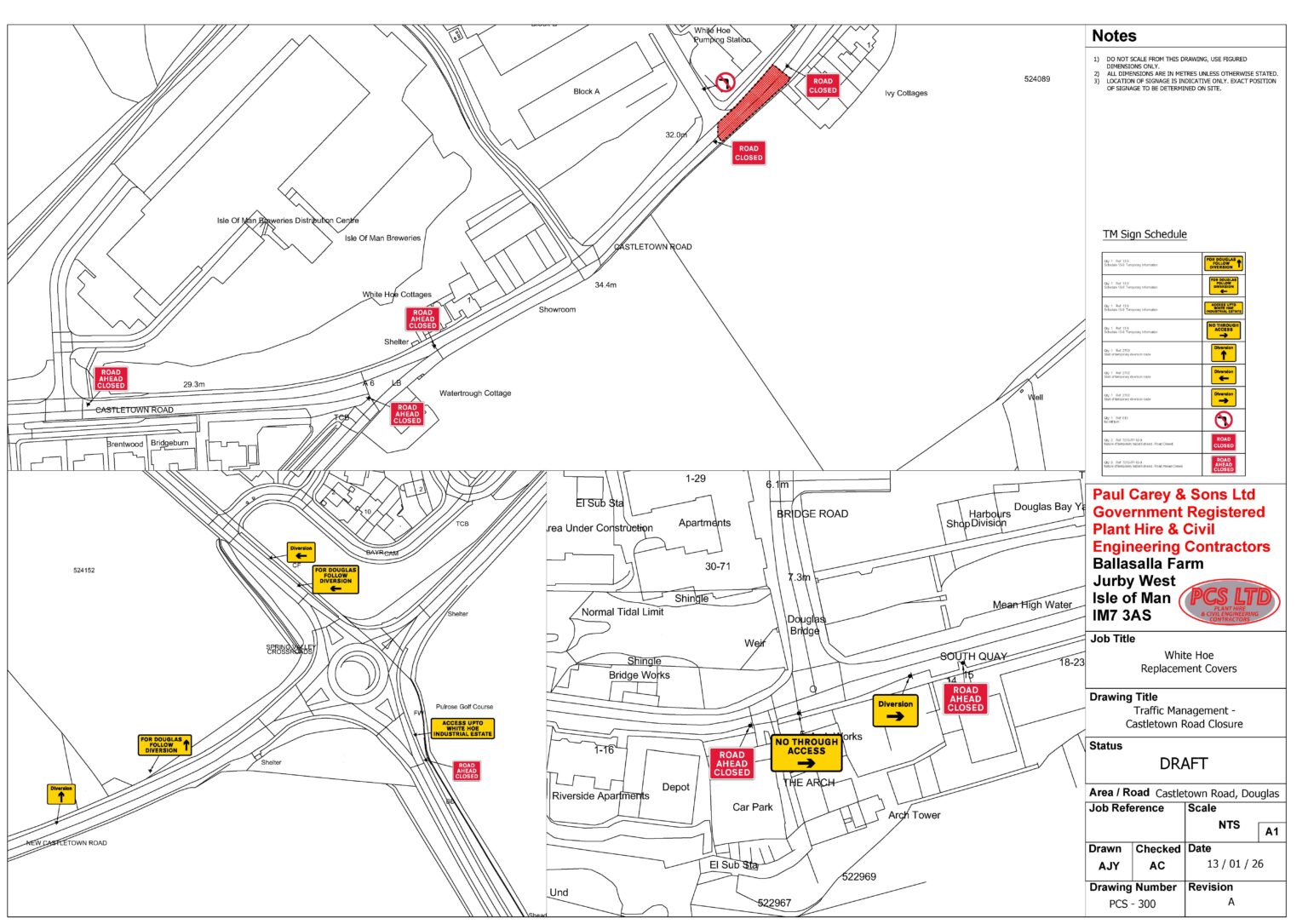 Major Road to Close for 16 Days - Manx.News